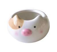 JISADER Hamster Food Bowl Small Animal Food Bowl Céramique Stable Stable Bunny Food Plat Portable pour Gerbil Nain Hamster Squirrels, Cochon