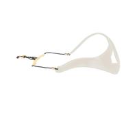 JISADER Harnais d'épaule pour saxophone, harnais de saxophone réglable, sangle d'épaule pour saxophone alto ténor baryton soprano, blanc