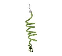JISADER Jouet d'escalade pour Oiseaux, en Coton, à Suspendre, pour Cage à perroquets, Corde pour canaris, calopsittes, aras, Autres Petits Oiseaux, Vert