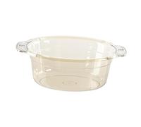 JISADER Lavabo avec poignée, conteneur de rangement, bol à vaisselle, panier à linge, bassin à vaisselle pour vêtements, pêche aux Fruits, camping-car, 25 cm x 11.3 cm