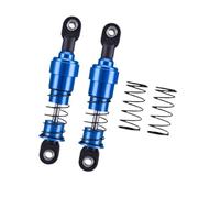 JISADER Lot de 2 amortisseurs de voiture RC à l'échelle 1/10, ressort en métal, remplacement, kits de mise à niveau, pièces de rechange, amortisseur RC pour, Bleu