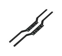 JISADER Lot de 2 rails de châssis RC, pièces de rechange, mise à niveau professionnelle et robuste pour voiture RC pour MN168 MN78 échelle 1:12, remplace les, Noir
