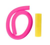 JISADER Nouilles de piscine flottantes Tube en mousse 2.6x59 pouces nouilles de piscine avec connecteur aide au flotteur d'eau pour enfants adultes flottants, Rose solide
