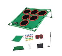 JISADER Outil de Pratique de Golf Pong avec pour Le Plaisir Intérieur et Extérieur, Rack Simple