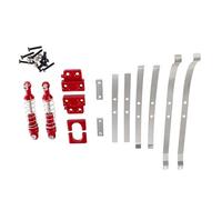 JISADER Pièces de rechange en métal améliorées, pièces de rechange, kits de mise à niveau de jouets modèles, fixation de ressort d'essieu arrière en métal,