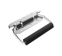 JISADER Poignée de Boîte en Bois avec Mécanisme de Ressort pour Les étuis à Outils et Le Stockage, Argent