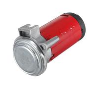 JISADER Pompe à Air pour klaxon électrique de Voiture, équipement électrique de Remplacement 12V, Puissant compresseur d'air pour Camion et Camion, 150db, Rouge