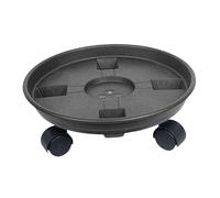JISADER Soucoupe pour Plantes, Support Roulant pour Plantes avec Roues, Rouleaux de déplacement de Pot Ronds pour Balcon, intérieur et extérieur, 36CM