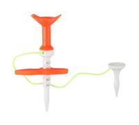 JISADER Tee de Golf réglable 35mm 40mm 45mm 50mm 55mm, Support de Balle de Golf pour l'entraînement en Plein air, Orange