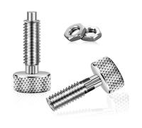 Jisapmzu 2 pièces. Poussoir à ressort rétractable manuel en acier inoxydable pour le verrouillage Type M6 goupilles de serrage pour Rolling Toolbox Packout