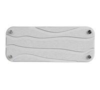 Jisapmzu Lavabo de salle de bain, à séchage , en terre de diatomées, bac d'évier, support de brosse à dents, ondulé, gris clair