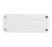 Jisapmzu Lavabo de salle de bain, séchage , , bac d'évier, support de brosse à dents, ondulé, blanc