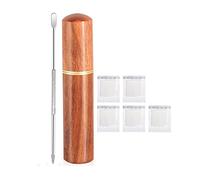 Jisapmzu Mélangeur à café Distributeur d'aiguilles à café avec 5 filtrants et stylo à café en acier inoxydable