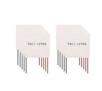 Jisapmzu Peltier TEC1-12706 12705 TEC Lot de 10 éléments de refroidissement Peltier DIY 12 V 5 A