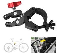 JISHAHS Support de verrouillage en U pour Kryptonite, support de vélo robuste entièrement en métal, maintient solidement les serrures en U, sans bruit, convient pour cadre de vélo à tube rond, noir