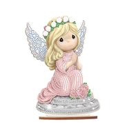 JISHSHAY Ange Diamond Painting Ornement de Table Diamant Painting Décoration de Table Peinture Diamant Ornement de Bureau Diamond-painting Sur Socle Point de Croix Kit Broderie Puzzle Ange