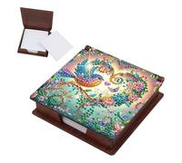 JISHSHAY Diamond Painting Boîte à Notes Oiseaux Peinture Diamant Painting Diamond Art Boîte de Rangement Animaux Broderie Diamant Point de Croix Bricolage Note Box, avec 160 Feuilles de Papier