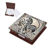 JISHSHAY Diamond Painting Boîte à Notes Zèbre Peinture Diamant Painting Diamond Art Boîte de Rangement Animal Broderie Diamant Point de Croix Bricolage Note Box, avec 160 Feuilles de Papier