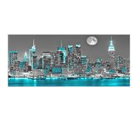 JISHSHAY Diamond Painting Grand Format 110×50cm Paysage Peinture Diamant Painting Diamond Art New York Broderie Diamant Ville Puzzle Point de Croix Bricolage Adulte Kit Mosaique Adulte Perle Ronde