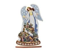 JISHSHAY Diamond Painting Ornement de Table Diamant Painting Décoration de Table Peinture Diamant Ornement de Bureau Diamond-painting Sur Socle Point de Croix Kit Broderie Puzzle Sainte Marie