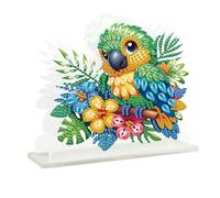 JISHSHAY Oiseaux Diamond Painting Porte Serviette de Table Fleur Diamant Painting Porte Serviette en Papier Peinture Diamant Porte-serviettes en Papier Broderie Puzzle Point de Croix Bricolage