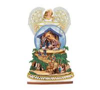 JISHSHAY Sainte Marie Diamond Painting Ornement de Table Diamant Painting Décoration de Table Peinture Diamant Ornement de Bureau Diamond-painting Sur Socle Point de Croix Kit Broderie Puzzle