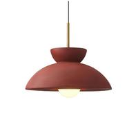 JISHUBO Abat-Jour Suspendu en résine de Style rétro Industriel, appareils d'éclairage encastrés, Lustre à tête Unique à vis E27, Bureau, Salon, Cuisine, Suspension de Plafond de décoration