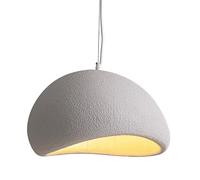 JISHUBO Luminaires de plafond à base E27, lustre créatif de style nordique, abat-jour de lampe à suspension en polystyrène haute densité de personnalité, lampe suspendue de décoration de restaurant de