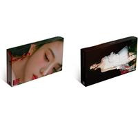 Jisoo The First Single 1st Single Album CD+POB+Photobook+Selfie photocard+Polaroid+Lyrics paper+Bookmark+Tracking Sealed (SET(Black+Red))