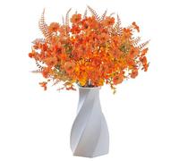 Jisrcha 6 Pcs Fleurs Artificielles d'automne, Fleurs Bouquet Decoration Automne comme de Vraies Fleurs sans se Décolorer, Fleurs Artificielles d'automne pour Thanksgiving, Décoration du Jardin