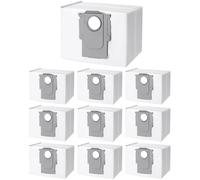 Jissta 10 Sacs à Poussière Accessoires pour Roborock S8+/ S8 Pro Ultra/ S7 MaxV Ultra/ S7 Pro Ultra/ Q7+/ Q7 Max+/ Q8 Max+/ Q5 Pro+/ T8,Sacs d'aspirateur de Rechange pour Roborock s7