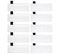 Jissta Ensemble de 10 pièces chiffons microfibre nettoyeur vapeur lingettes de remplacement balai vapeur serpillière pour Karcher Easy Fix SC2 SC3 SC4 SC5 Accessoires chiffons serpillière