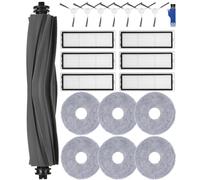 Jissta Kit d'accessoires pour Xiaomi X20+/Dreame L10s Ultra/L10 Ultra Aspirateur,1 Brosse Principale,6 Filtres HEPA,6 Chiffon,7 Brosses Latérales, Pièces de Rechange pour Dreame L10s Ultra