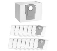 Jissta Lot de 14 sacs à Poussière pour Roborock Q7 M5+/Q7 L5+/Q10 S5+/Q10 X5+/S8+/S8 Pro Ultra/S7 MaxV Ultra/S7 Pro Ultra/Q7+/Q7 Max+/Q8 Max+/ Q5 Pro+/T8 Aspirateur, Accessoires Sacs de Rechange