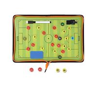 Jissta Tableau Tactique Football,Plaquette Handball Coach avec Stylo,Pliable Tableau Tactique,Magnétique Pliable Professional Tableau Tactique pour Entraîneurs de Football,Compétition