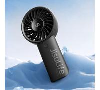JISULIFE Life4 Ventilateur portable avec affichage LED - Noir
