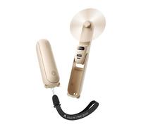 JISULIFE Mini ventilateur portatif amélioré avec jusqu'à 24 heures d'autonomie, affichage numérique LED, combinant batterie externe et lampe de poche, idéal pour les voyages, l'été, les concerts