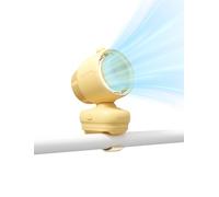 JISULIFE Ventilateur à clipser pour poussette 2026 - Aide-fraîcheur pour bébé : Oscillation automatique intelligente à 120° avec 100 vitesses, batterie super longue durée 21H, ventilateur portable