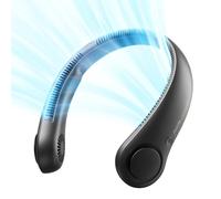JISULIFE Ventilateur de Cou Portable, 5 Vitesses,4000 mAh,USB rechargeable