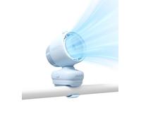 JISULIFE Ventilateur de poussette chic 2026-Baby Cool Helper : oscillation automatique intelligente à 120° avec 100 vitesses, batterie super longue de 21 h, ventilateur portable pour berceau