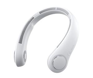JISULIFE Ventilateur tour de cou portable, rechargeable mains libres, sans pales 4000 mAh, ventilateur personnel portable, sans feuilles, design casque, ventilateur de bureau alimenté par USB, 78