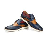 JITAI Chaussures Oxford pour Hommes Chaussures décontractées Chaussures à Lacets pour Hommes, multicolore-16, 45 EU (12 UK)