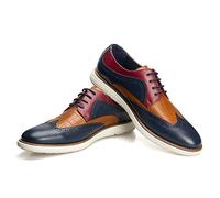 JITAI Hommes Chaussures Oxford Chaussures Casual Chaussures À Lacets Légères pour Hommes Mode, multicolore-04, 41 EU (8 UK)