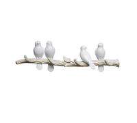 JITEM Crochet de Chapeau d'oiseau Oiseaux décoratifs sur Branche d'arbre décor Porte-Manteau Mural décor Artistique Cintre Joli Porte-Manteau Porte-clés pour clés Serviettes