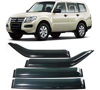 JITONA 4 Pièces Deflecteurs d'air Déflecteurs de Vent pour Mitsubishi Montero Pajero V73 V75 V93 V97, Voiture Déflecteurs Avant ArrièRe Pare-Pluie Pare-Soleil