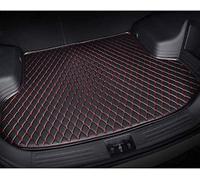 JITONA Auto Tapis de Coffre en Cuir pour KIA Sportage 2018-2021, ImperméAble AntidéRapants Durable Haute Qualité Liner Protection Accessories,Black-Red