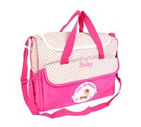 Jitong Décontractée Sac à Main Tote Para Maman Brodé Grande Capacité Sacs à Langer Bébé Sac Bandoulière (Rose, 38 * 18 * 30cm)