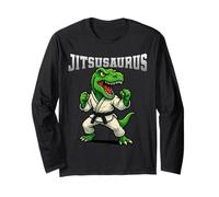 Jitsusaurus BJJ Jiu Jitsu Arts Martiaux Drôle Dinosaure Enfants Manche Longue