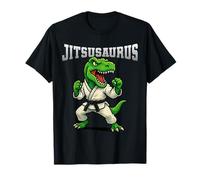 Jitsusaurus BJJ Jiu Jitsu Arts Martiaux Drôle Dinosaure Enfants T-Shirt