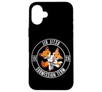 Jiu Jitsu BJJ Fox Submission Team MMA Coque pour iPhone 16 Plus